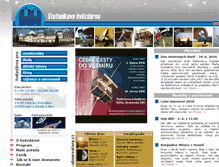 Tablet Screenshot of info.observatory.cz